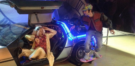 Back to the Future movies props gallery